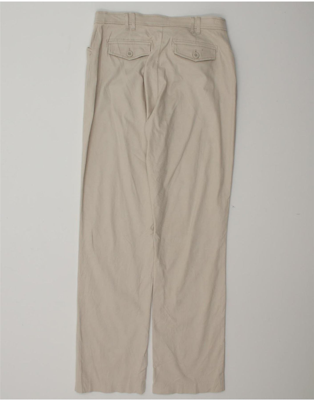 LEE Womens Straight Casual Trousers US 8 Medium W32 L33 Beige Cotton Vintage Lee and Second-Hand Lee from Messina Hembry 