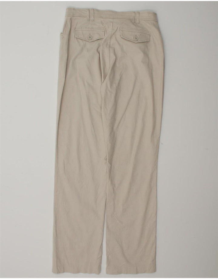 LEE Womens Straight Casual Trousers US 8 Medium W32 L33 Beige Cotton Vintage Lee and Second-Hand Lee from Messina Hembry 