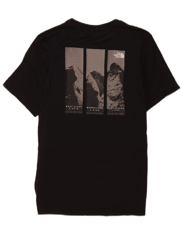 The North Face Mens Graphic T-Shirt Top Pequeno Nylon Preto
