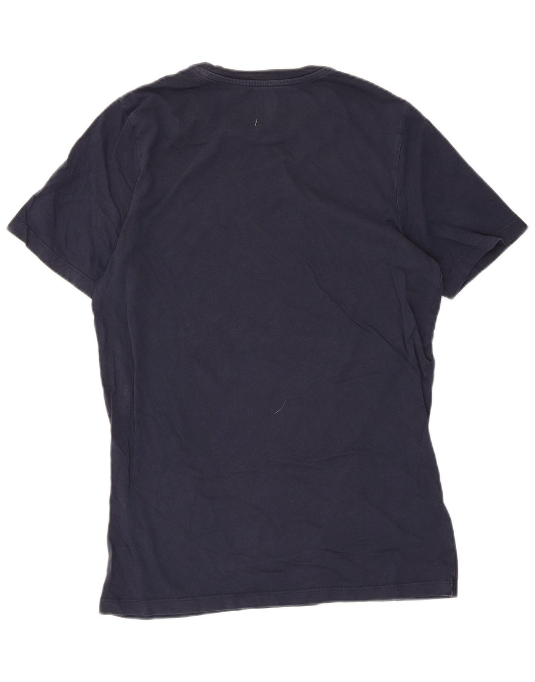 Camiseta gráfica masculina Jack & Jones grande azul marinho