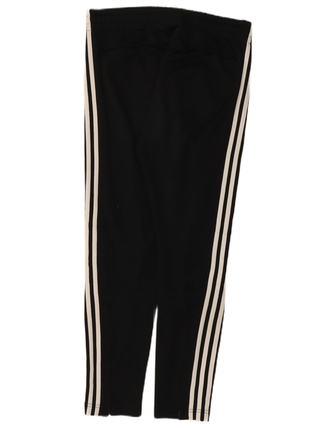 Calça de treino feminina Adidas UK 10 pequena poliéster preto