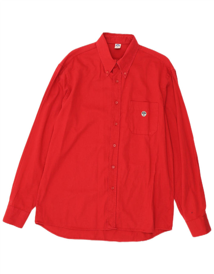 Camisa masculina North Sails XL algodão vermelho