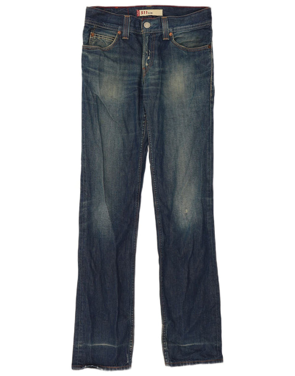 Jeans Levis 511 Slim Feminino W30 L33 Azul