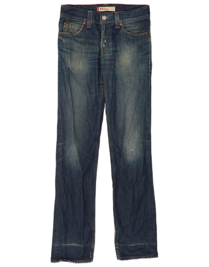 Jeans Levis 511 Slim Feminino W30 L33 Azul