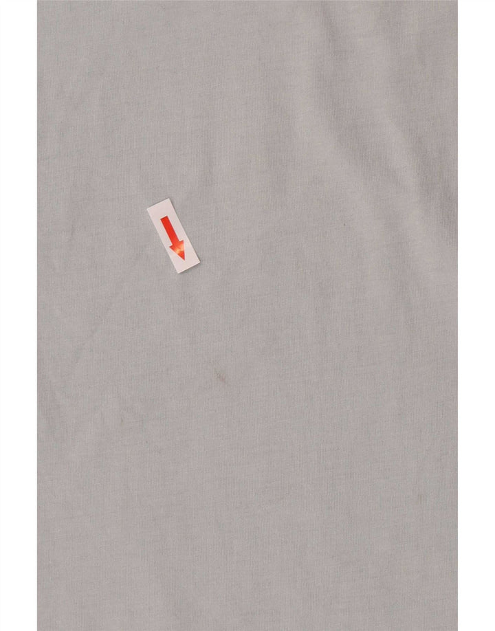 Camiseta gráfica masculina Ted Baker tamanho superior 4 grande algodão azul