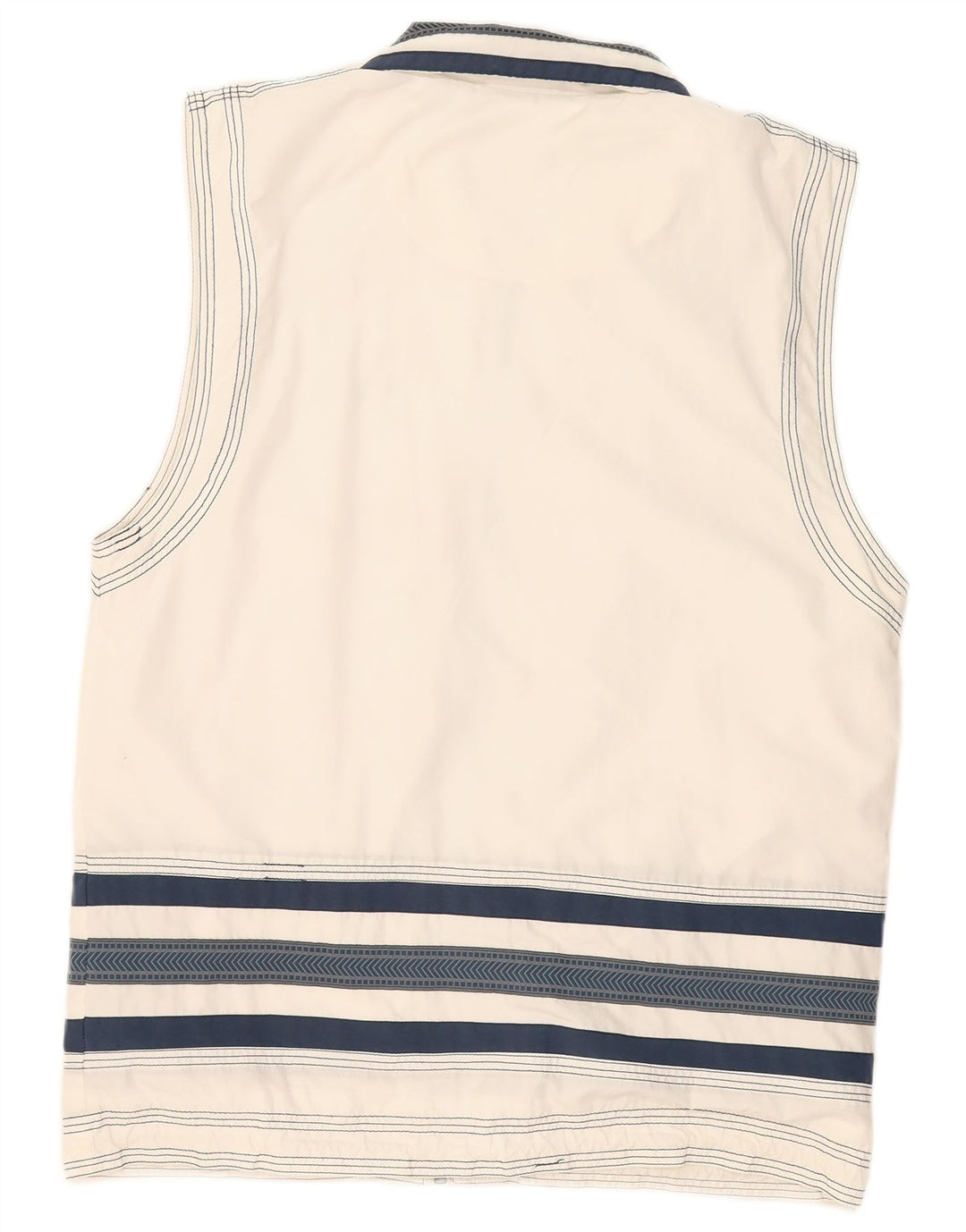 Colete masculino Killtec UK 38 poliéster listrado branco médio