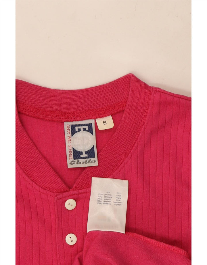 Colete feminino LOTTO UK 8 pequeno poliéster rosa