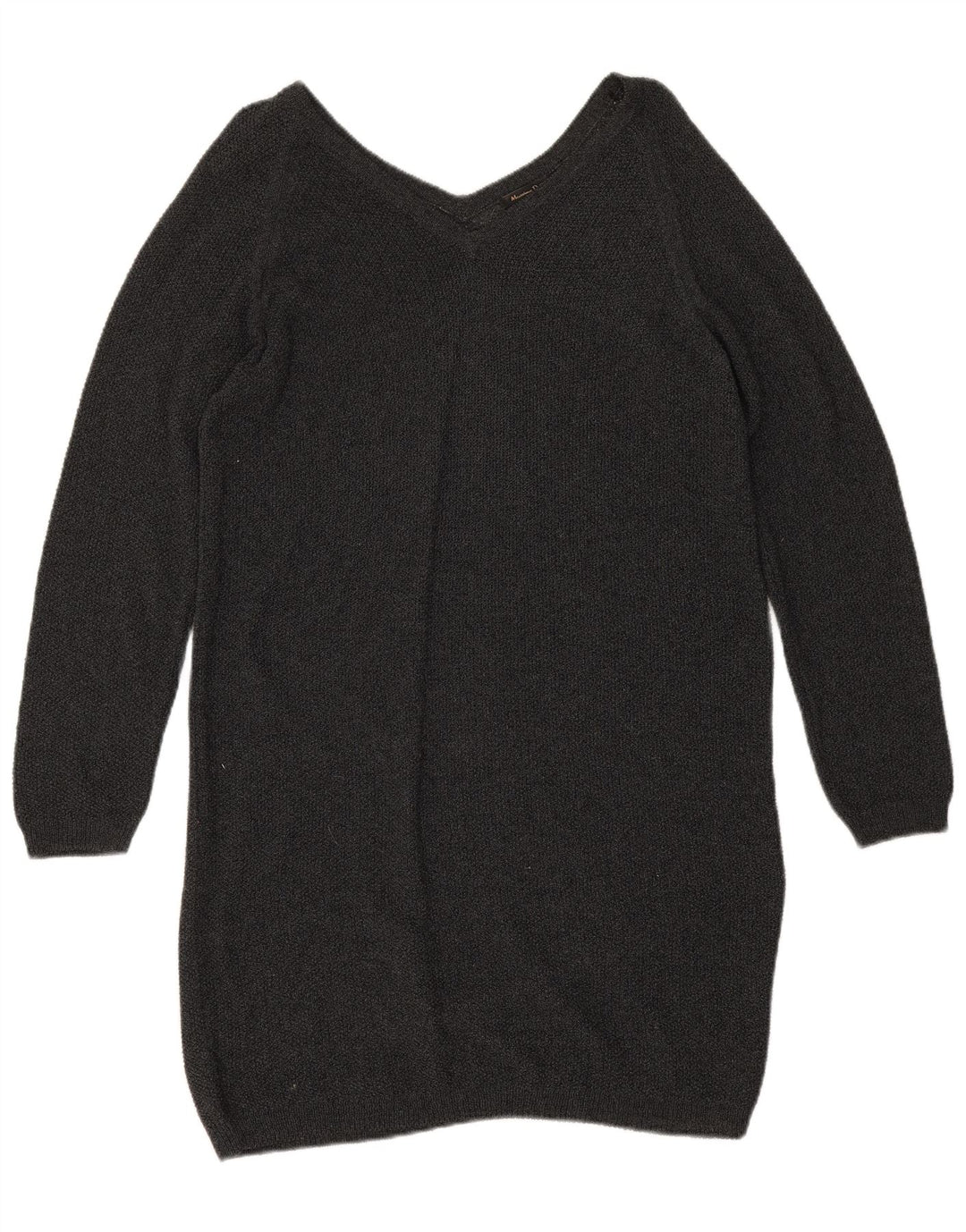 Vestido jumper feminino Massimo Dutti Reino Unido 14 cinza médio