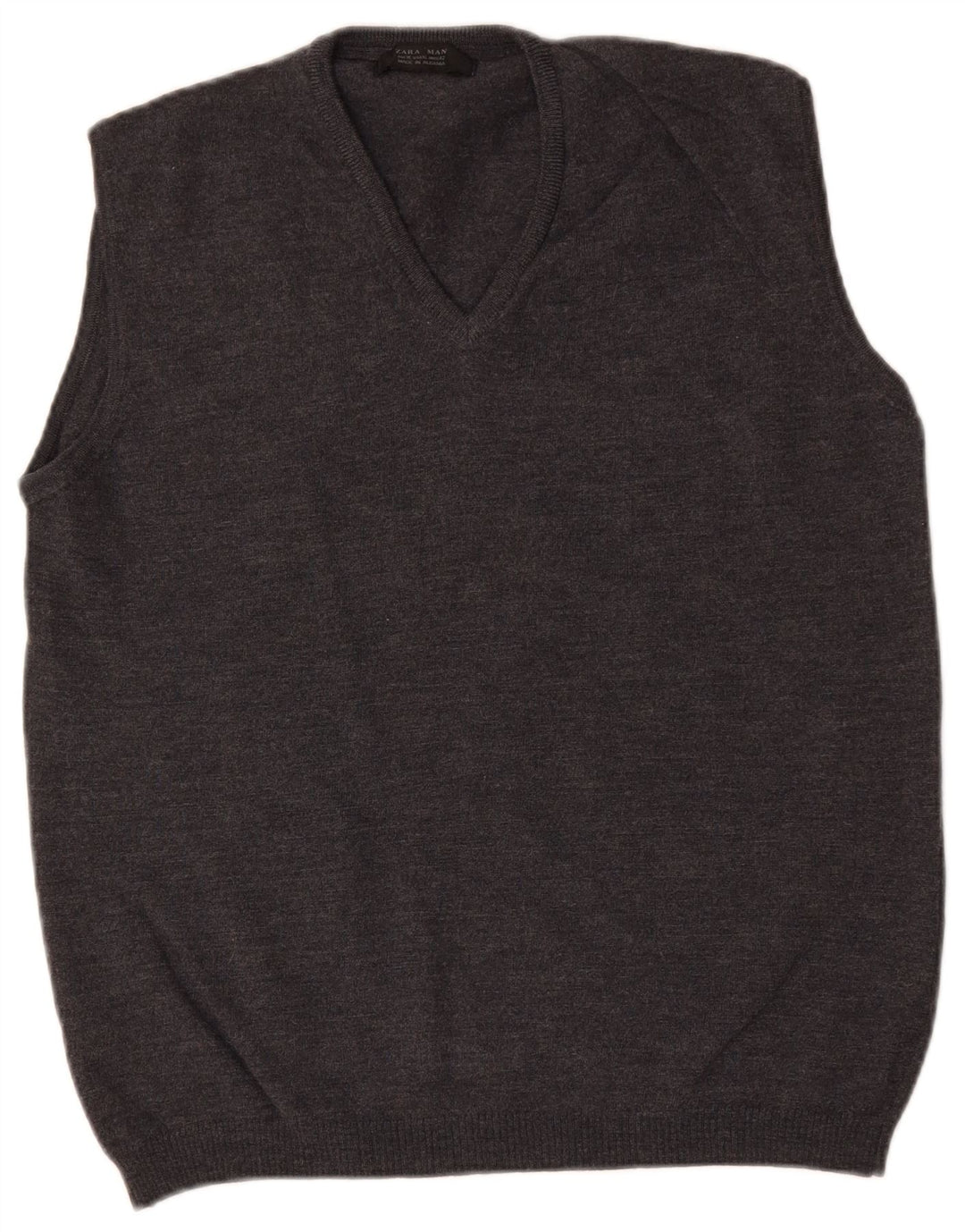 ZARA Womens Vest Tank Top UK 18 XL Cinza