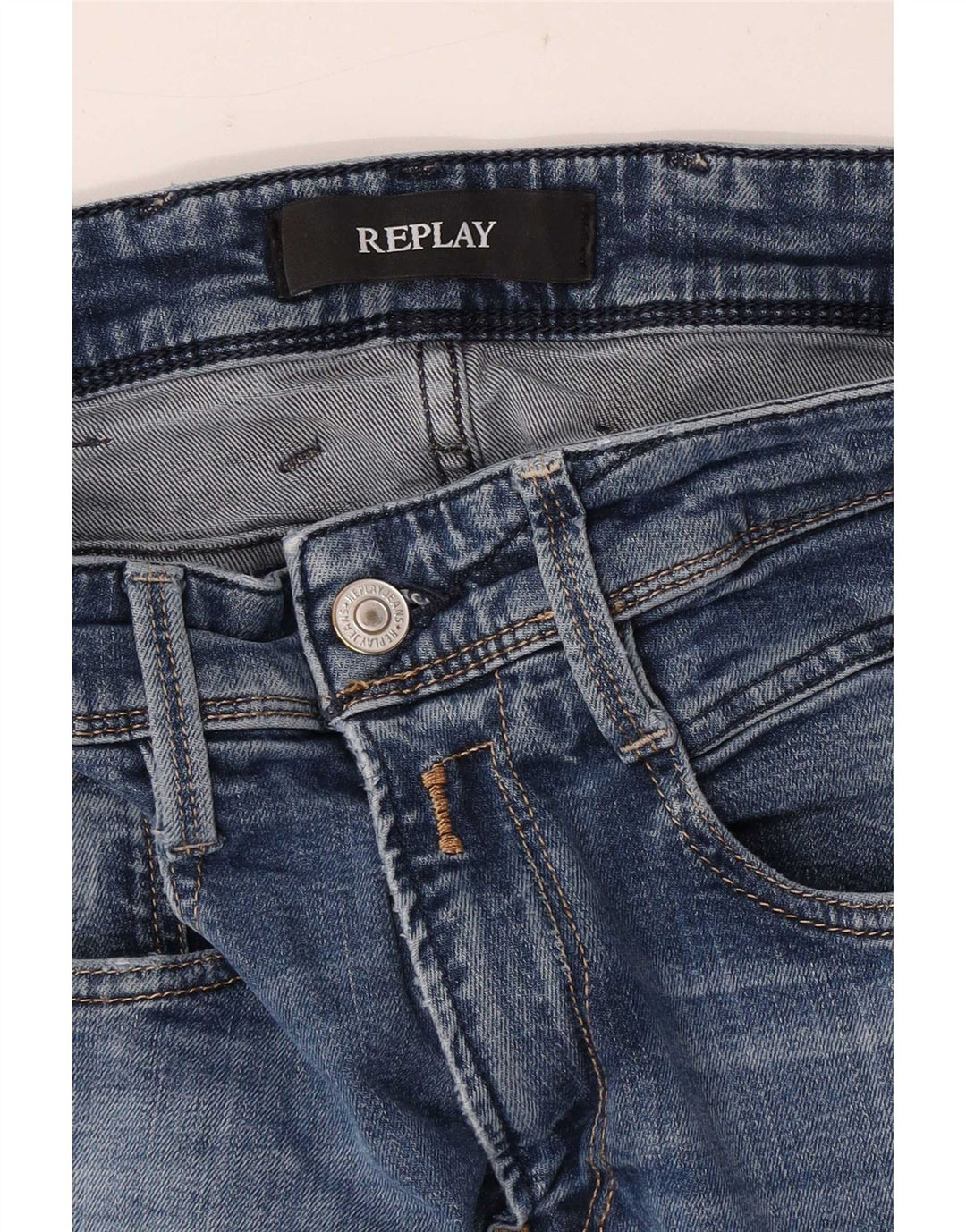 Replay Jeans Skinny Feminino W28 L30 Azul