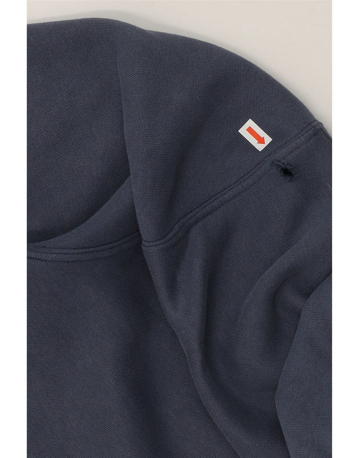 HOLLISTER Mens Relaxed Fit Hoodie Jumper Small Blue Cotton Vintage Hollister and Second-Hand Hollister from Messina Hembry 