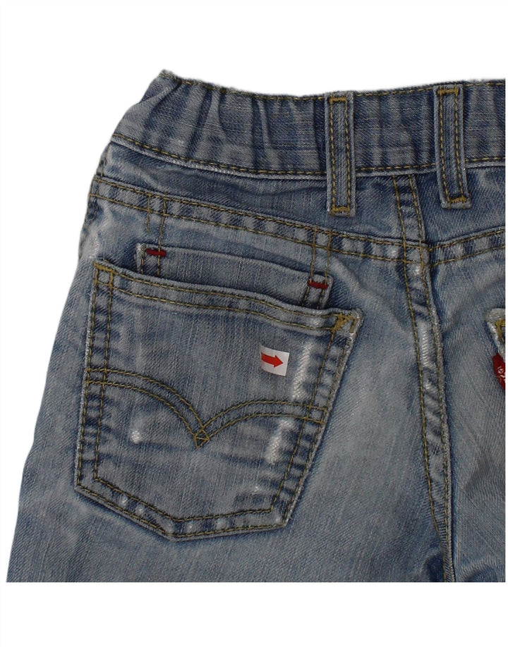Shorts jeans feminino LEVI'S 3-4 anos W20 algodão azul