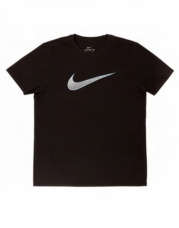Camiseta Nike Masculina Athletic Cut Graphic Top Médio Algodão Preto