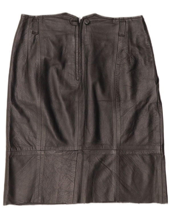 Vestido Blacky Saia Feminina de Couro EU 38 Médio W28 Couro Preto