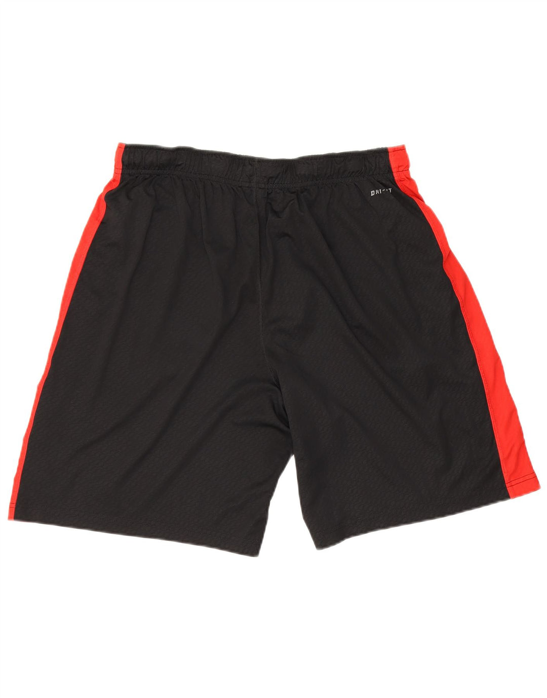 Shorts esportivos masculinos Nike Dri Fit grande poliéster colorblock preto