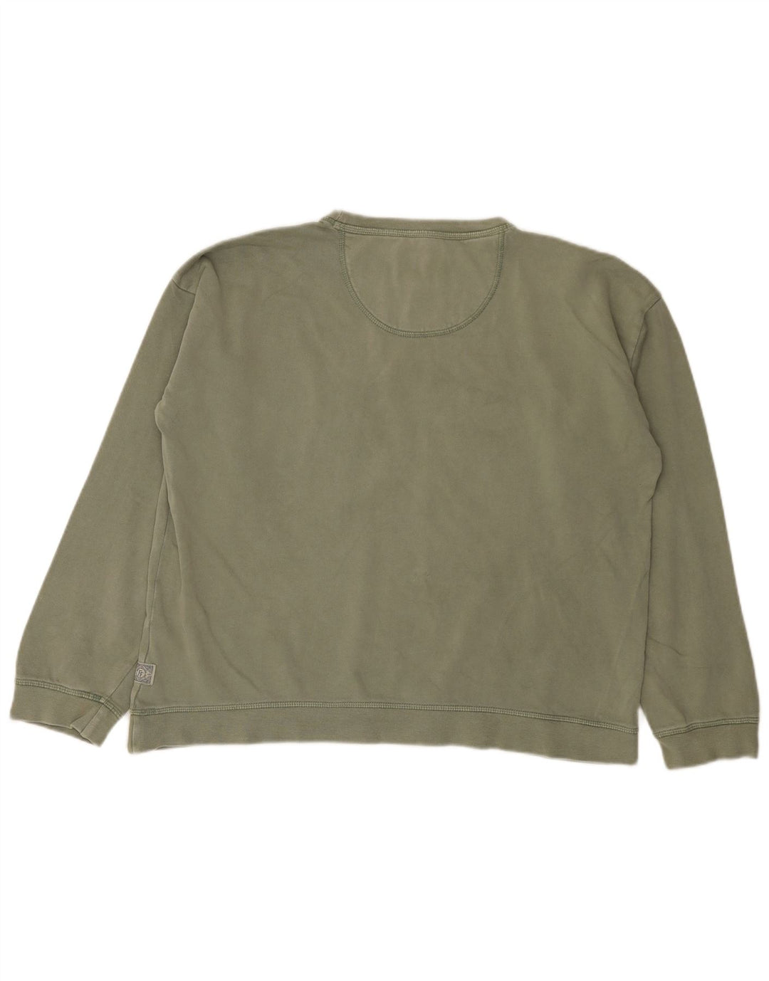 Jumper de moletom feminino Fat Face Reino Unido 14 algodão cáqui grande