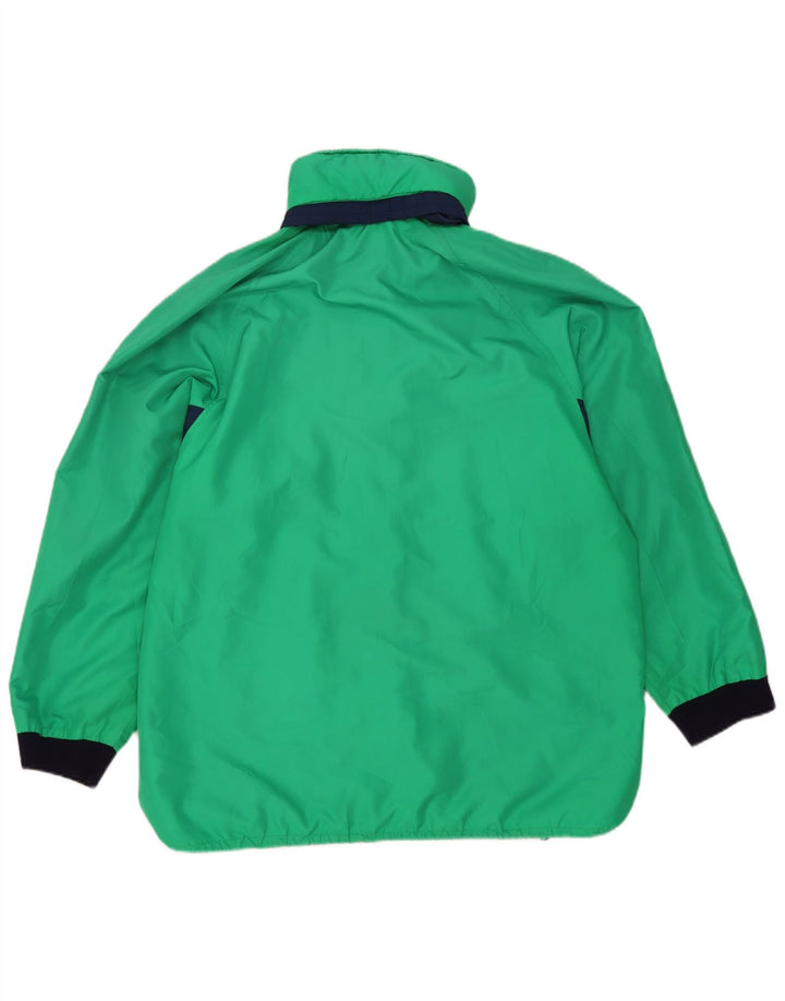 Jaqueta de chuva feminina com capuz Dolomite UK 44 2XL poliéster colorblock verde