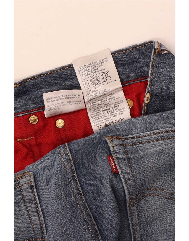 Levi's Mens Slim Jeans W32 L32 Azul Algodão
