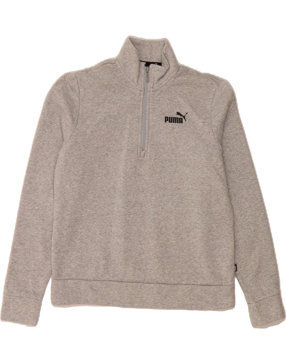 Womens Zip Neck Sweatshirt Jumper UK 14 Medium Vintage Puma and Second-Hand Puma from Messina Hembry 