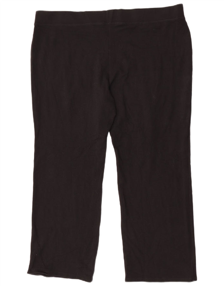 Leggings femininos Marks & Spencer UK 24 4XL algodão preto