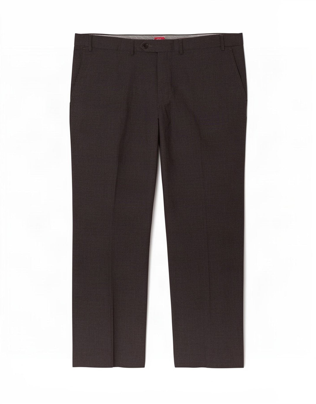 Calça masculina de terno reto Marks & Spencer W42 L29 cinza Houndstooth