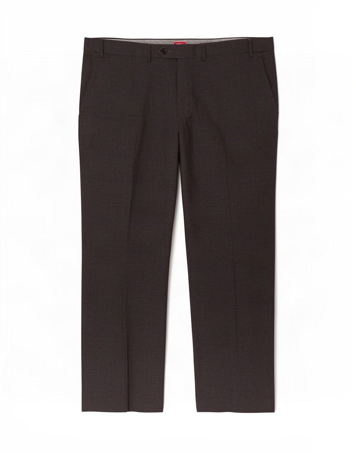 Calça masculina de terno reto Marks & Spencer W42 L29 cinza Houndstooth