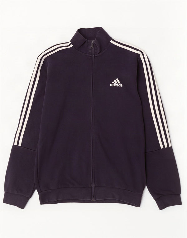 Adidas Mens Primegreen Tracksuit Top Jacket UK 38/40 Médio Azul Marinho