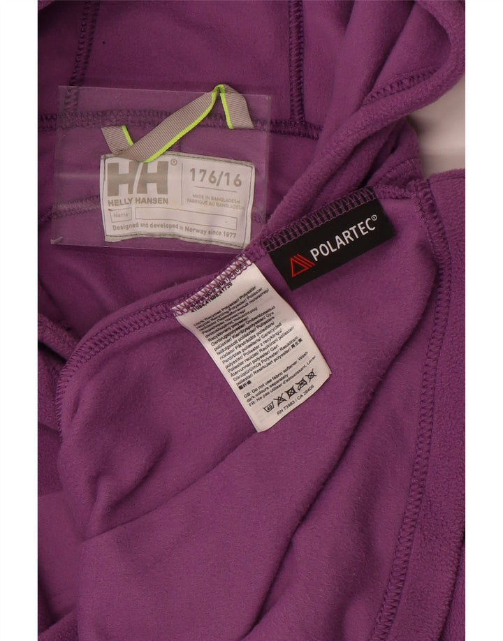 HELLY HANSEN Suéter gráfico de lã para meninas 15-16 anos roxo poliéster