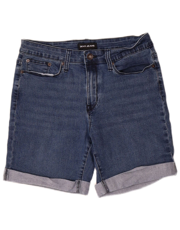 Shorts jeans feminino Dkny US 6 médio W32 azul