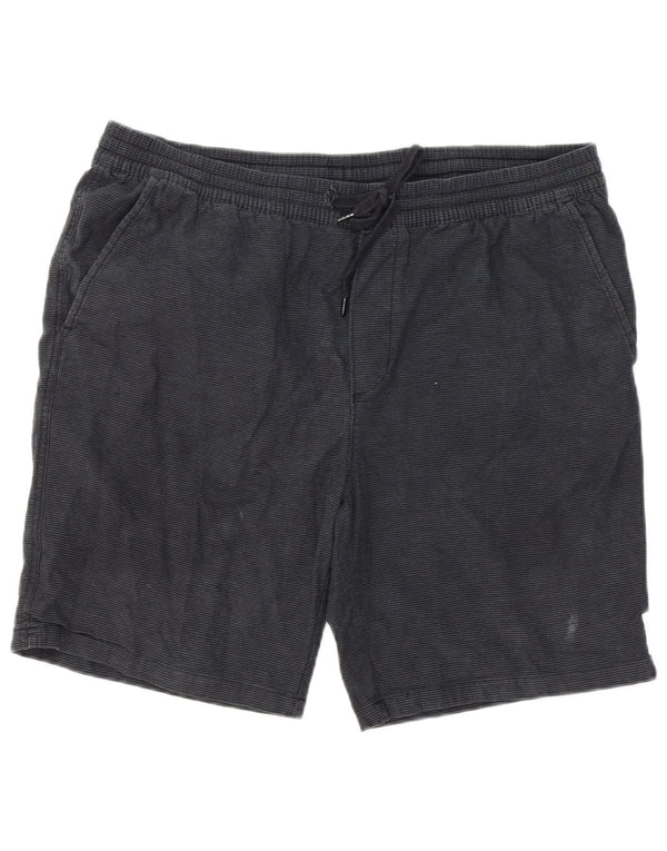 Shorts Chino masculino Hurley XL W38 algodão listrado azul marinho