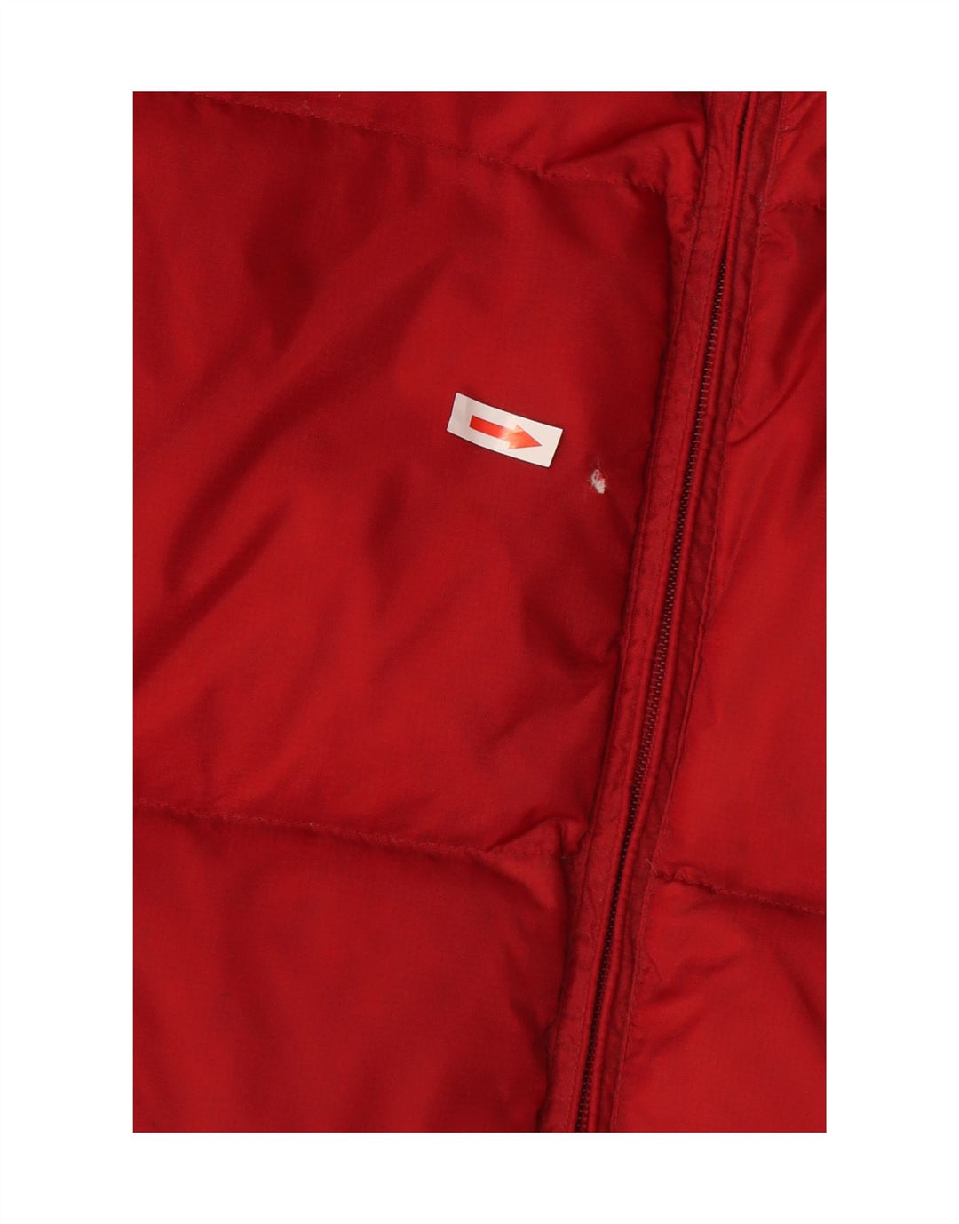 Colete acolchoado masculino Gap UK 40 grande nylon vermelho