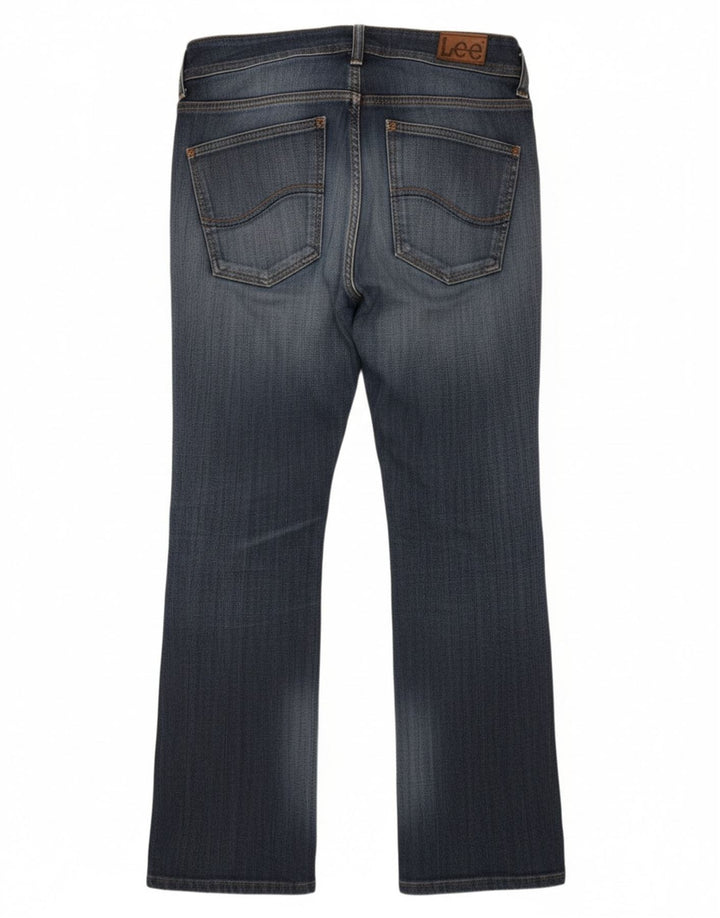 Lee Womens Cade Bootcut Jeans W28 L29 Azul Algodão