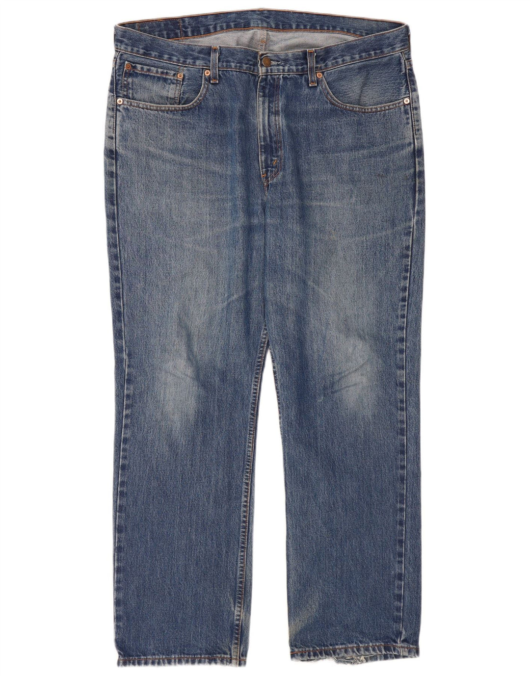 Jeans retos femininos Levi's W40 L30 algodão azul