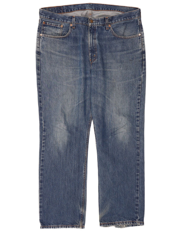 Jeans retos femininos Levi's W40 L30 algodão azul