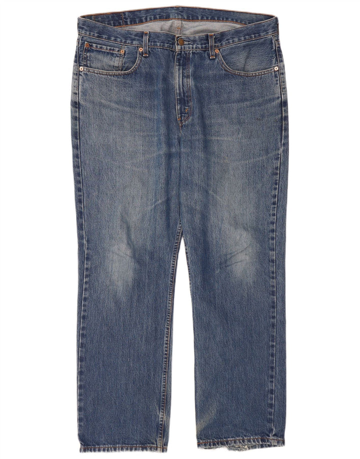 Jeans retos femininos Levi's W40 L30 algodão azul