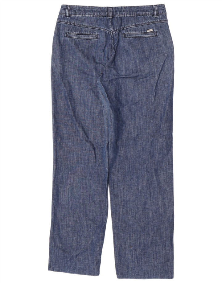Jeans retos femininos Sisley W30 L30 azul