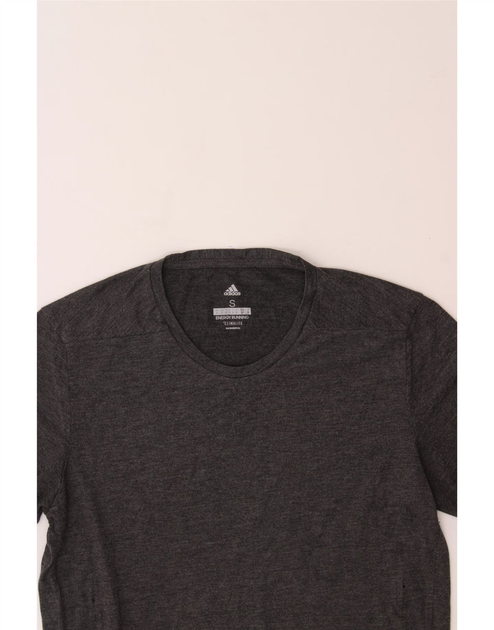 ADIDAS Mens Climalite T-Shirt Top Small Grey Vintage Adidas and Second-Hand Adidas from Messina Hembry 