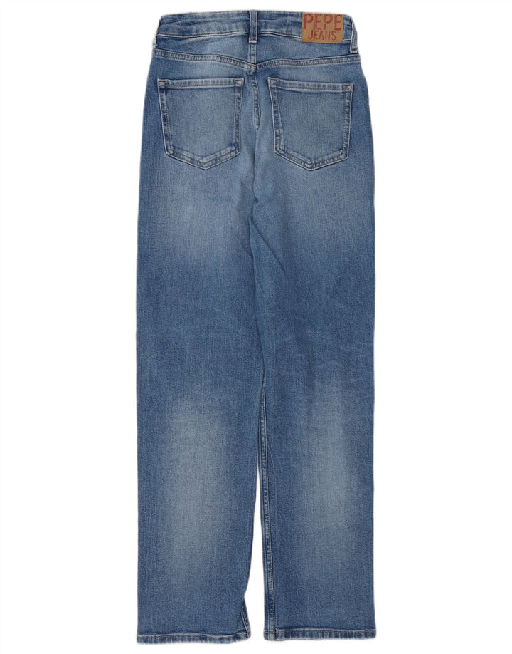 PEPE JEANS Jeans reto feminino W25 L28 algodão azul