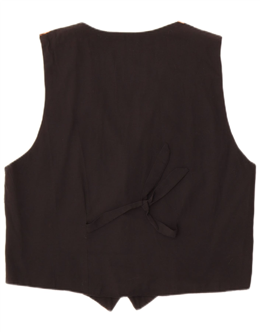 Colete feminino vintage UK 18 XL preto floral