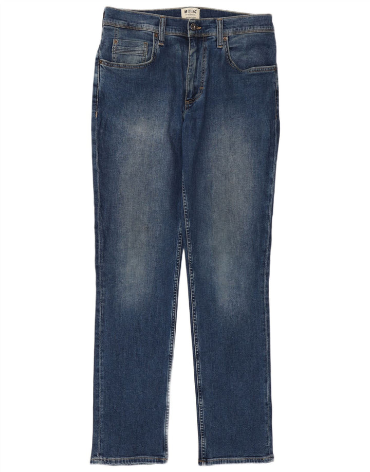Calça jeans masculina Mustang W32 L32 azul