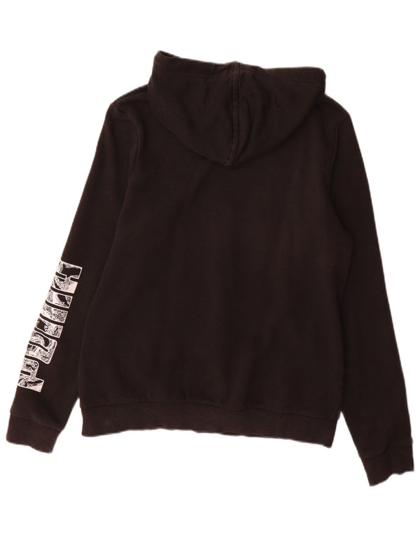 Puma feminino gráfico moletom com capuz Reino Unido 16 grande preto