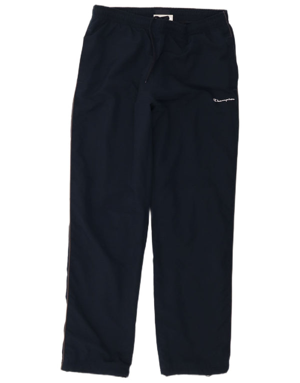 Calça de treino masculina Champion grande poliéster azul marinho