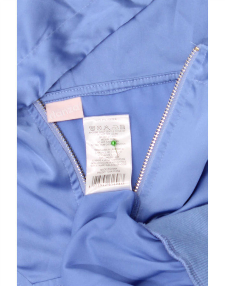 Danza Pulôver feminino oversized agasalho top jaqueta Reino Unido 14 azul médio