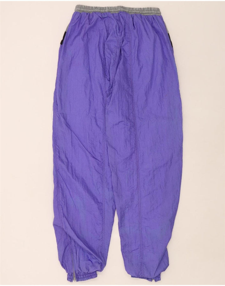 Fato de treino completo masculino vintage grande roxo colorblock poliamida