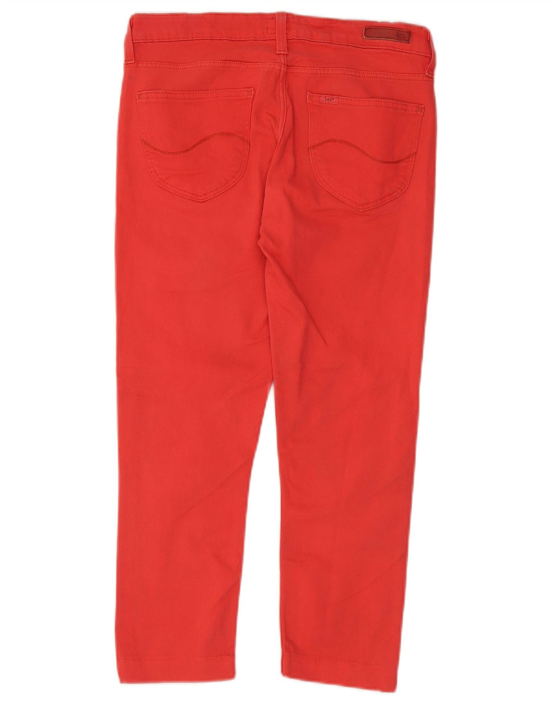 LEE Calça jeans feminina Scarlett Slim W29 L33 algodão vermelho