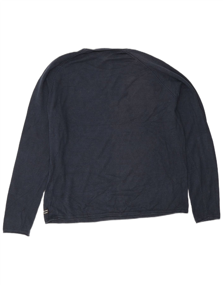 Top masculino Jack & Jones de manga comprida 2XL azul marinho
