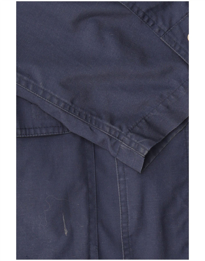 Jaqueta bomber masculina Sea Barrier UK 38 azul marinho médio