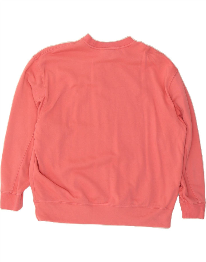 ADIDAS Womens Oversized Sweatshirt Jumper UK 8 Small  Pink Cotton Vintage Adidas and Second-Hand Adidas from Messina Hembry 