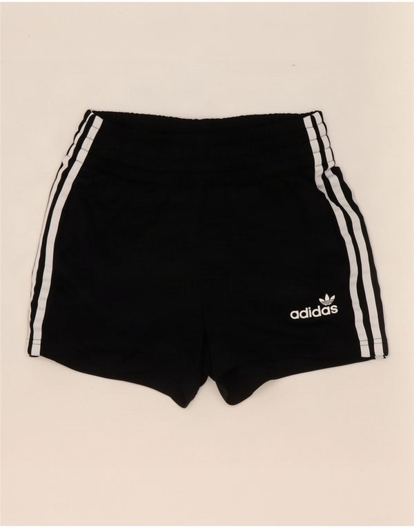 Shorts esportivos femininos Adidas UK 4 XS preto poliéster