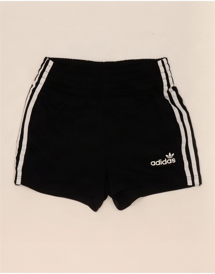 Shorts esportivos femininos Adidas UK 4 XS preto poliéster